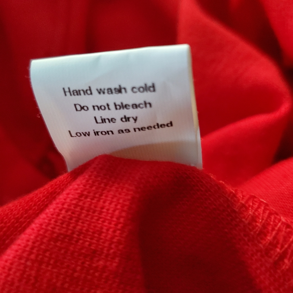 Notations Jacket Cape Top Red Small - image 6